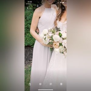 Revelry Dove Gray Bridesmaid Dress Size 2